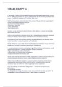 NR446 EDAPT 4 QUESTIONS AND ANSWERS 2025