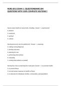 NURS 6011 EXAM 1  &lpar;QUESTIONBANK&rpar; 604 QUESTIONS WITH 100&percnt; COMPLETE SOLTIONS&excl;&excl;