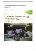 TEST BANK&colon; Campbell Essential Biology with Physiology&comma; 6th Edition by Eric Simon latest edition