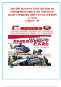 Test Bank for  Prehospital Emergency Care &lpar;12th Ed&rpar; by  Joseph J&period; Mistovich&comma; Keith J&period; Karren&comma; and Brent  Q&period; Hafen  Chapter 1-44 ISBN-&period;