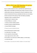 MDCA 1321 Exam 2025 Questions & Answers Solved 100&percnt; Correct