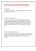 NUR 676 Final EXAM WITH ANSWERS