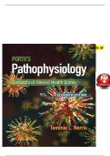 TEST BANK FOR PORTH'S PATHOPHYSIOLOGY CONCEPTS OF ALTERED HEALTH STATES 11TEDITION BY TOMMIE L&period; NORRIS&comma; CHAPTERS 1 &ndash; 52 EXAM QUESTIONS WITH CORRECT ANSWERS