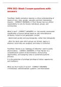 PPN 302 Week 3 exam questions with answers