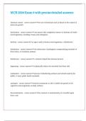 MCB 2004 Exam 4 with precise detailed answers