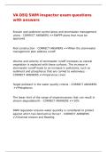 VA DEQ SWM Inspector exam questions with answers