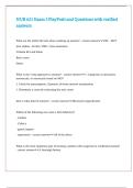 NUR 621 Exam 3 PlayPosit and Questions with verified answers 
