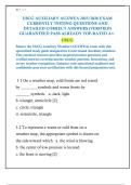 USCG AUXILIARY AUXWEA 2025&sol;2026 EXAM  CURRENTLY TESTING QUESTIONS AND  DETAILED CORRECT ANSWERS &lpar;VERIFIED&rpar;  GUARANTEED PASS ALREADY TOP-RATED A&plus;&period; 