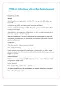 NURS 621 Ortho Exam with verified detailed answers