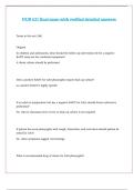 NUR 621 final exam with verified detailed answers