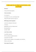 NURS 640 EXAM PREP QUESTIONS AND ANSWERS