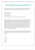 Practice Questions &plus; Answers Nursing Students NZ