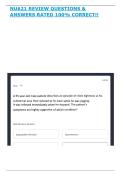 NU621 REVIEW QUESTIONS &  ANSWERS RATED 100&percnt; CORRECT&excl;&excl;