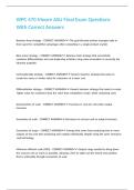 WPC 470 Moore ASU Final Exam Questions With Correct Answers