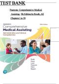 Pearsons Comprehensive Medical Assisting 5th Edition by Routh&comma; All Chapters 1 to 59