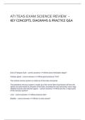 ATI TEAS EXAM SCIENCE REVIEW &ndash; KEY CONCEPTS&comma; DIAGRAMS & PRACTICE Q&A