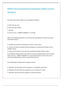 APhA Final Assessment Questions With Correct Answers&period;