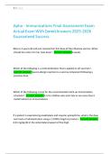 Apha - Immunizations Final Assessment Exam Actual Exam With Correct Answers 2025-2026 Guaranteed Success 
