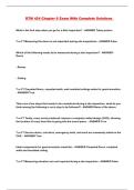 RTM 424 Chapter 6 Exam With Complete Solutions 