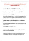 MGT 424 EXAM 1 QUESTIONS AND ANSWERS 100&percnt; CORRECT A&plus; RATED 