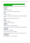 AST CERTIFICATION EXAMS SCRIPT QUESTIONS AND SOLUTIONS RATED A&plus;