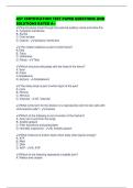 AST CERTIFICATION TEST PAPER QUESTIONS AND SOLUTIONS RATED A&plus;
