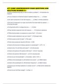 ATT COMP COMPREHENSIVE EXAM QUESTIONS AND SOLUTIONS MARKED A&plus;