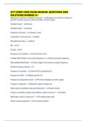 ATT COMP CORE EXAM MANUAL QUESTIONS AND SOLUTIONS MARKED A&plus;