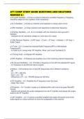 ATT COMP STUDY GUIDE QUESTIONS AND SOLUTIONS MARKED A&plus;