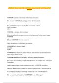 APHY 164 EXAM COMPLETE QUESTIONS AND ACCURATE ANSWERS LATEST EDITION
