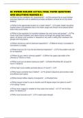 BC OWNER BUILDER ACTUAL FINAL PAPER QUESTIONS AND SOLUTIONS MARKED A&plus;