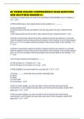 BC OWNER BUILDER COMPREHENSIVE EXAM QUESTIONS AND SOLUTIONS MARKED A&plus;