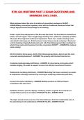RTM 424 MIDTERM PART 2 EXAM QUESTIONS AND ANSWERS 100&percnt; PASS 