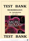 Test Bank for Microbiology&colon; An Introduction 14th Edition by Gerard J&period; Tortora All Chapters 1-28