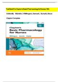 Test Bank For Clayton&rsquo;s Basic Pharmacology for Nurses 19th Edition Michelle Willihnganz All Chapters &lpar;1-48&rpar; &vert;A&plus; ULTIMATE GUIDE 2025