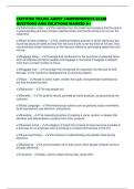 CERTIFIED TRAVEL AGENT COMPREHENSIVE EXAM QUESTIONS AND SOLUTIONS MARKED A&plus;