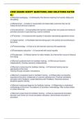 CHSE EXAMS SCRIPT QUESTIONS AND SOLUTIONS RATED A&plus;