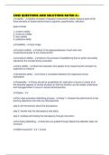 CHSE QUESTIONS AND SOLUTIONS RATED A&plus; 