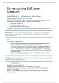 Samenvatting Zelf leren schrijven -  Pedagogische systemen in de baby en kindertijd &lpar;201700101&rpar;