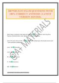 1807NRS EOT EXAM QUESTIONS WITH 100&percnt; CORRECT ANSWERS &vert; LATEST VERSION 2025&sol;2026&period;