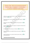 4C0X1 CDC TEST EXAM QUESTIONS WITH 100&percnt; CORRECT ANSWERS &vert; LATEST VERSION 2025&sol;2026&period;