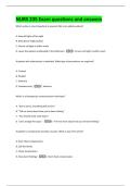 NURS 235 Exam questions and answers 
