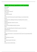 NURS 235 Exam questions and answers 