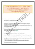 AAID SUBMISSION TEST AAID ABOI EXAM QUESTIONS WITH 100&percnt; CORRECT ANSWERS &vert; LATEST VERSION 2025&sol;2026&period;