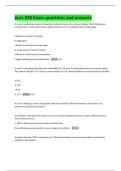 nurs 235 Exam questions and answers 