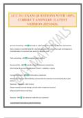 ACC 311 EXAM QUESTIONS WITH 100&percnt; CORRECT ANSWERS &vert; LATEST VERSION 2025&sol;2026&period;