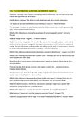 HSC 1100 MIDTERM EXAM QUESTIONS AND ANSWERS GRADED A&plus;