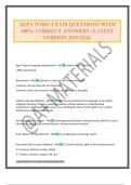 AEPA NT601 EXAM QUESTIONS WITH 100&percnt; CORRECT ANSWERS &vert; LATEST VERSION 2025&sol;2026&period;