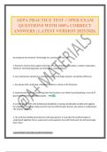 AEPA PRACTICE TEST &sol;&sol; SPED EXAM QUESTIONS WITH 100&percnt; CORRECT ANSWERS &vert; LATEST VERSION 2025&sol;2026&period;