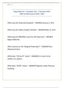 Kappa Alpha Psi - Cumulative Test &ndash; 1 Questions With 100&percnt; Verified Answers 2025 &vert; 2026&period;